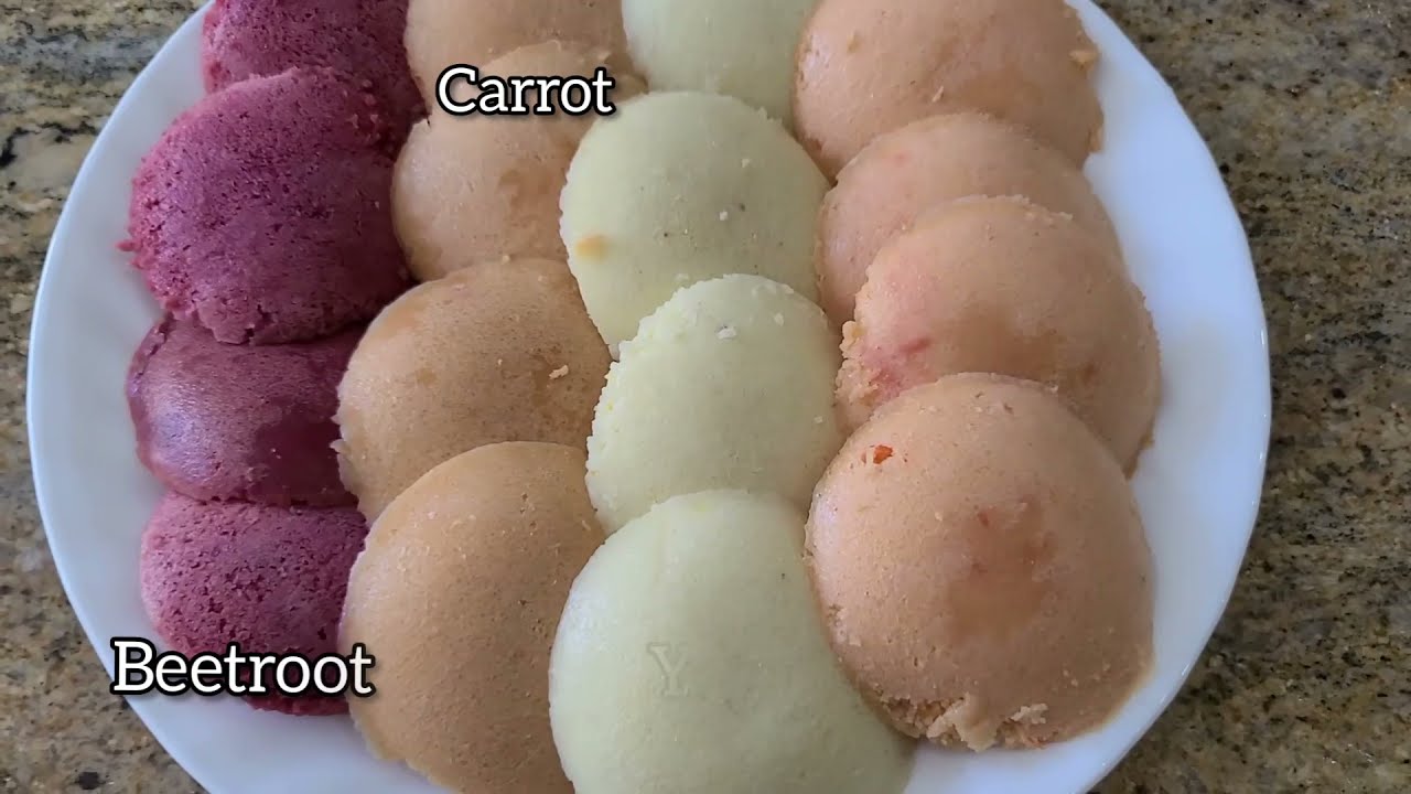 Colorful Vegetable Idlis/ Nutricious Vegetable Idlis