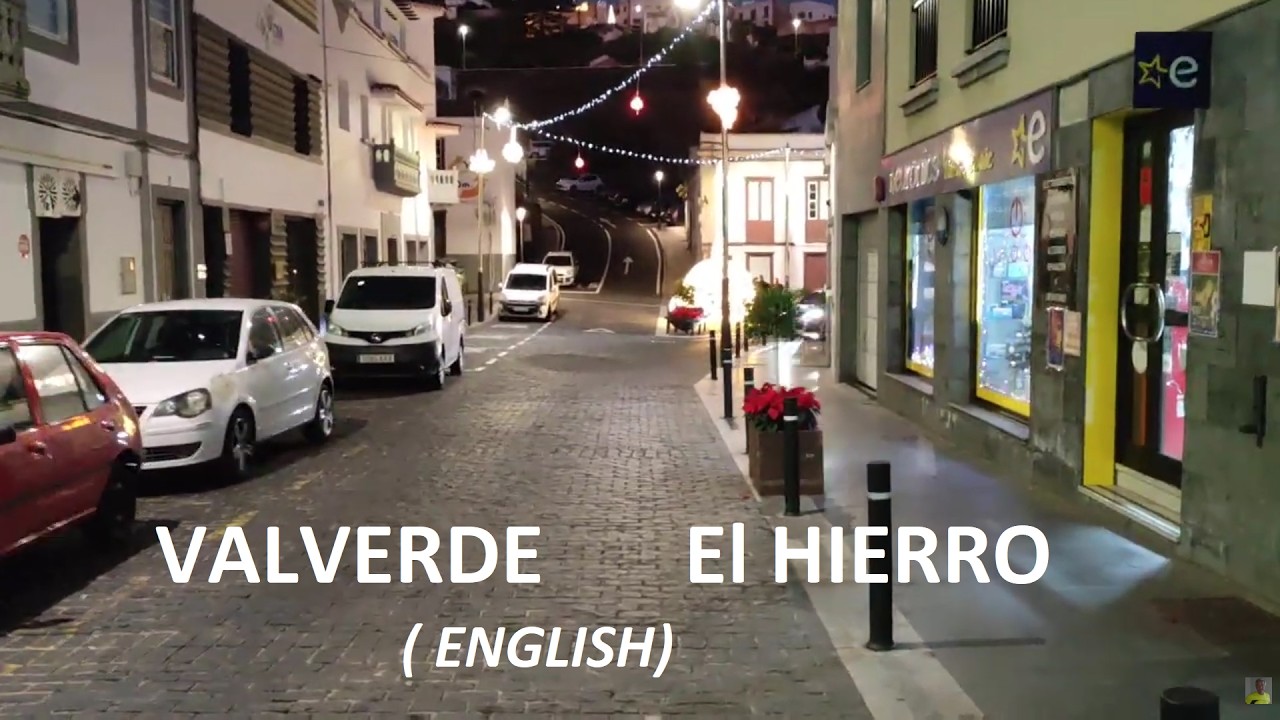 El Hierro , Valverde , Passeggiata per il corso centrale , S. Francisco e Quintero , Canary Island