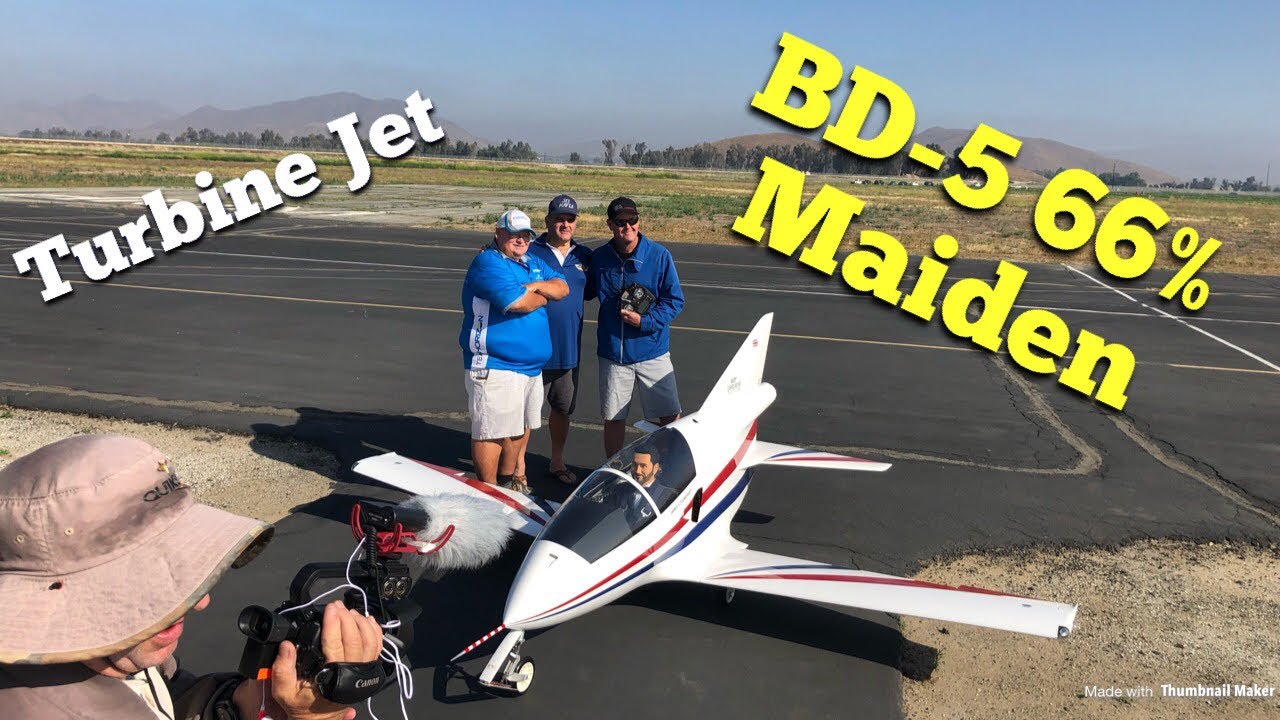 BD-5 66% Maiden Flight (Turbine Jet)