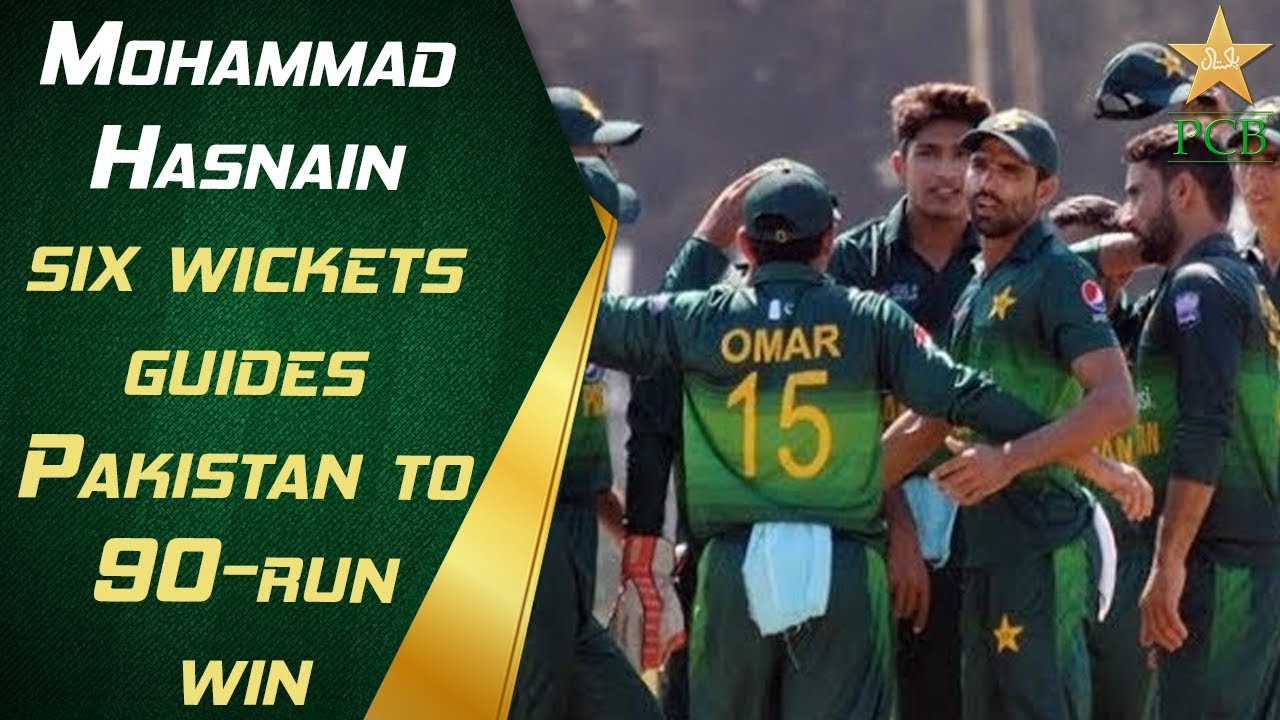 Mohammad Hasnain six wickets guides Pakistan to 90-run win over Sri Lanka