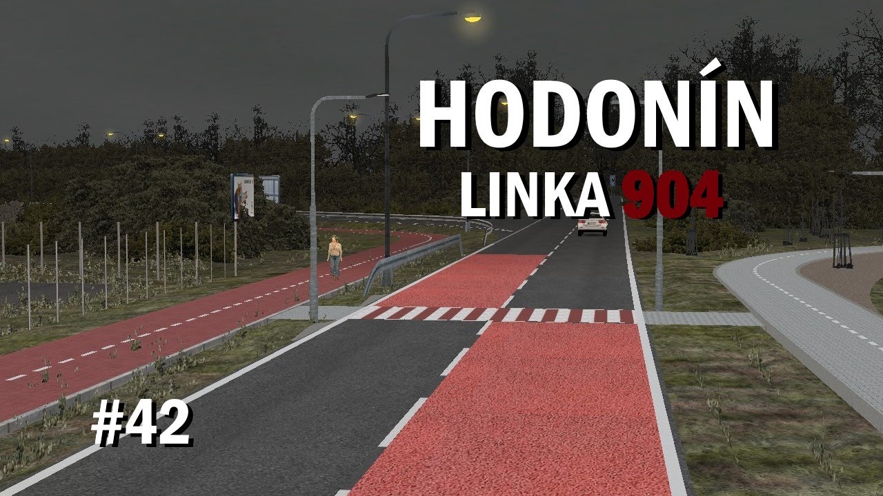 OMSI 2 EDITOR, pokračuju ve stavbě NOVÉ linky 904 na mapě Hodonín #42