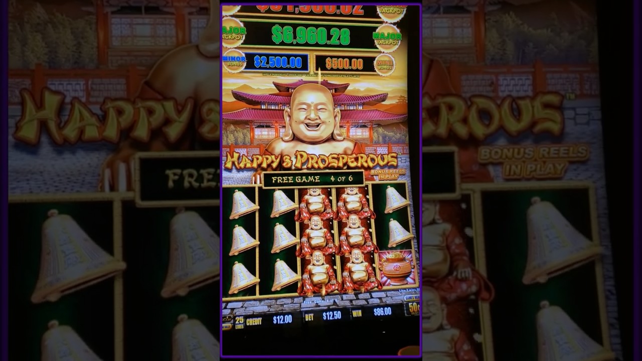 PRACTICALLY  FULL SCREEN JACKPOT! HAPPY & PROSPEROUS DRAGON LINK SLOT #shorts