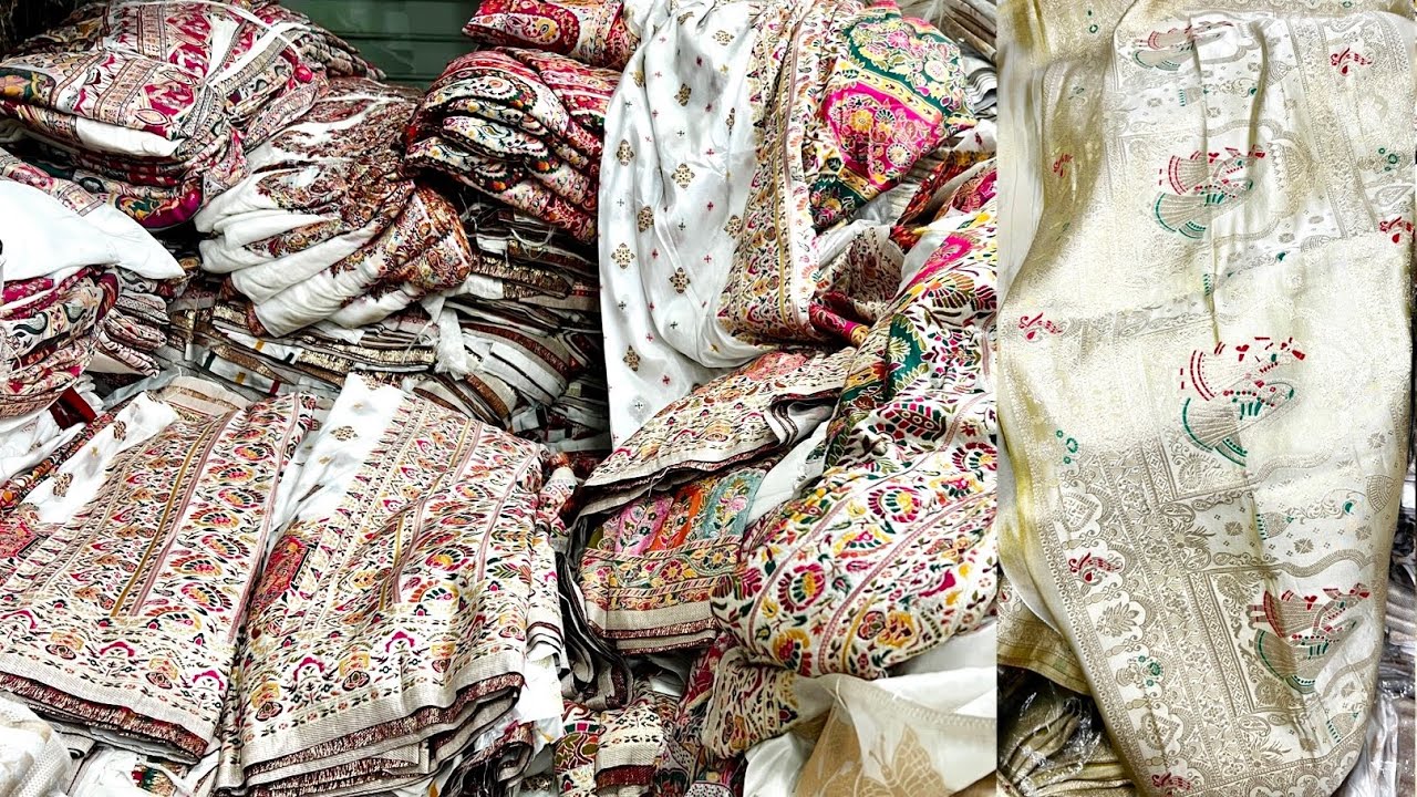 Pasmina silk or Tisyu gazi satin ka hevy collection 