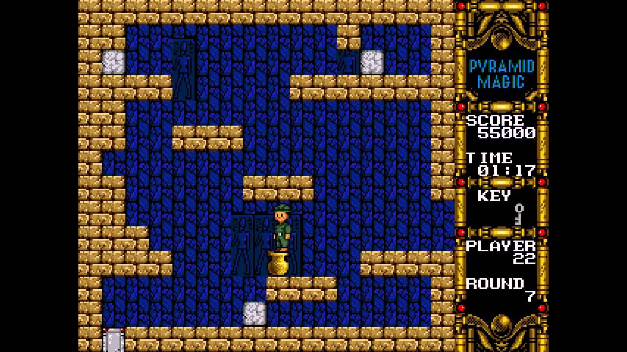 Pyramid Magic III ... (Sega Genesis) 60fps Gameplay