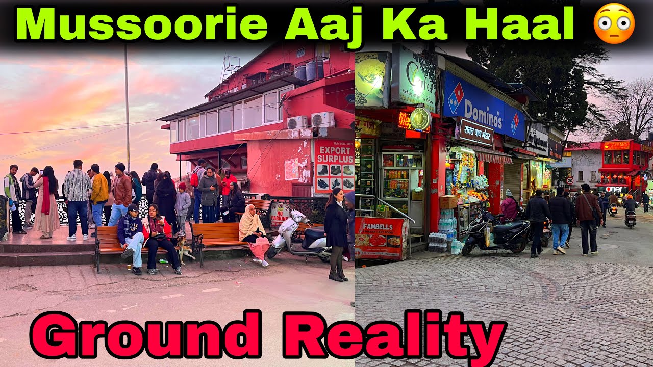Mussoorie Ka Aaj Ka Haal 😨 | Aane Se Pehle Reality Check | Weather + Crowd Update
