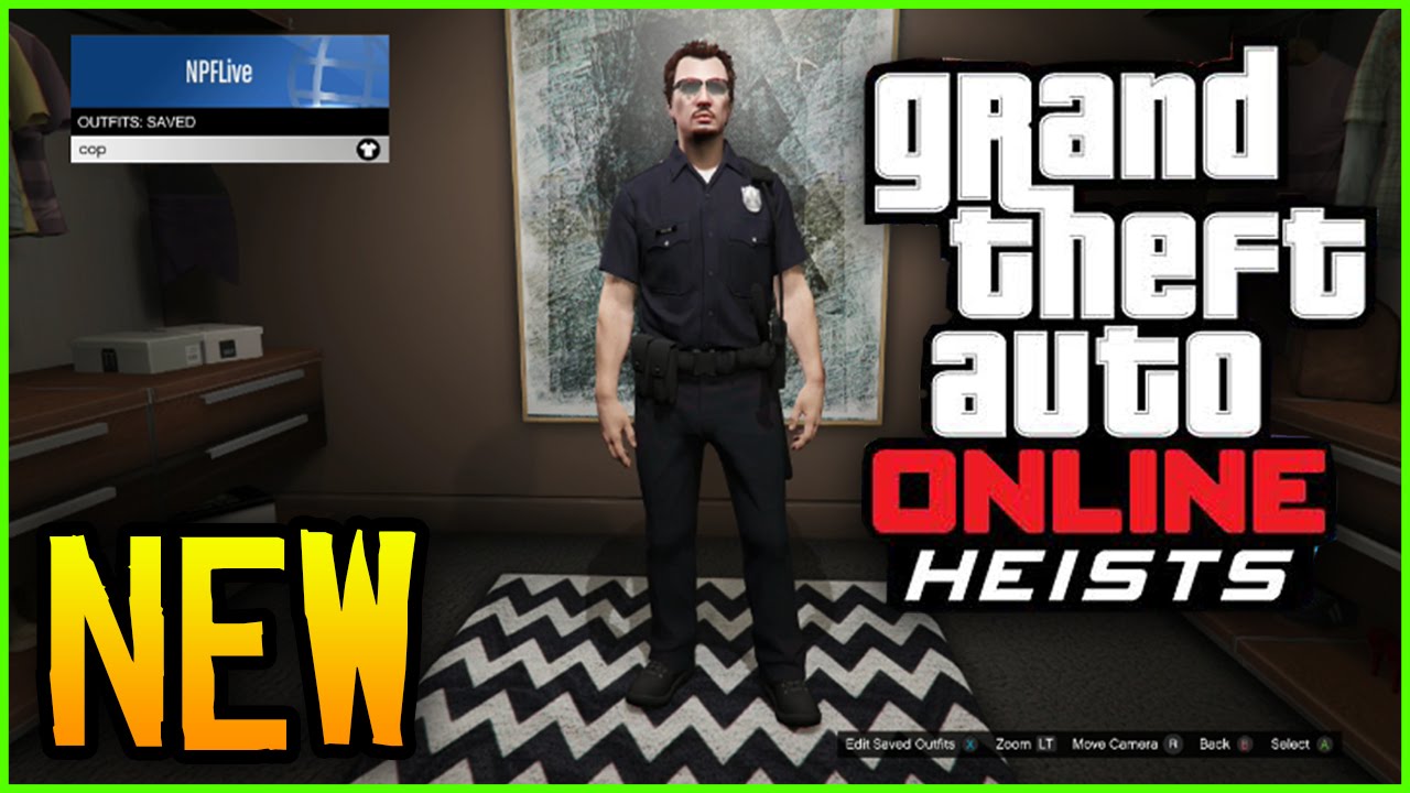 GTA 5 Heist Online - PLAY AS A COP IN GTA 5 ONLINE! (WEAR 