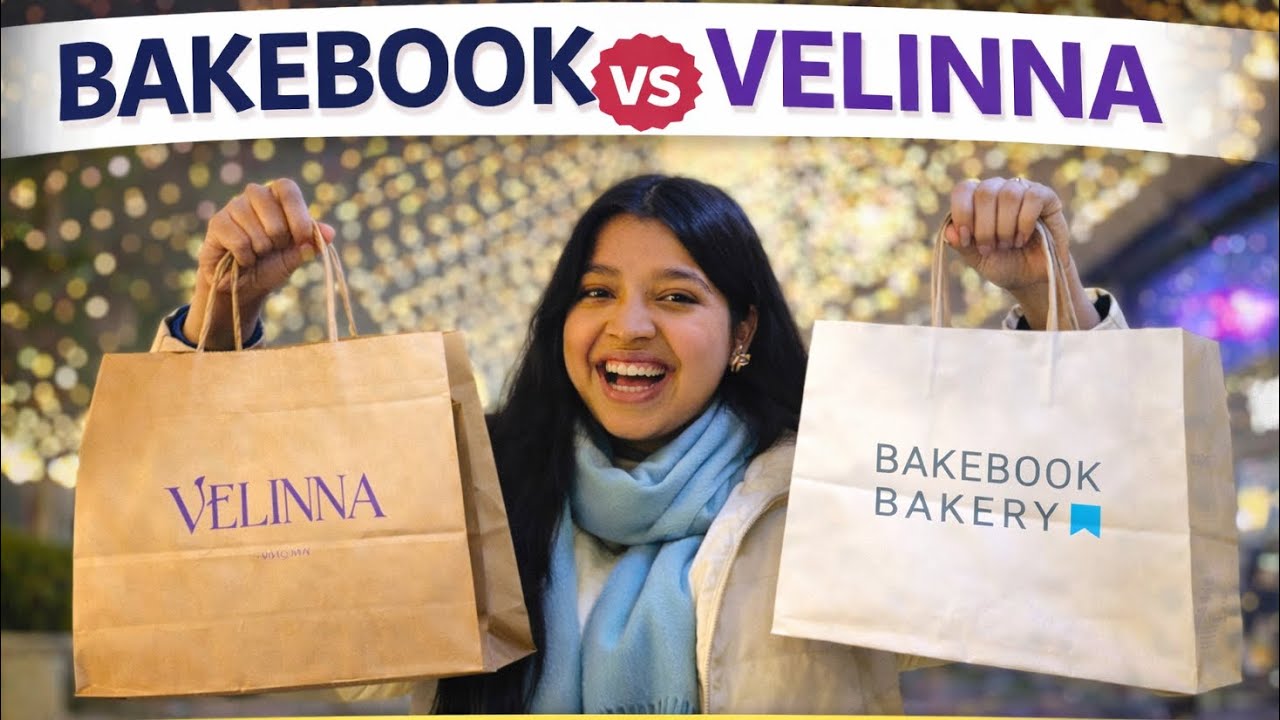 Bake Book Bakery 🆚 Velinna | East Delhi Food Comparison 🍽️