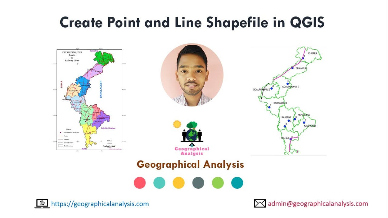 Point and Line Digitization in QGIS || Create Point and Line Shapefile