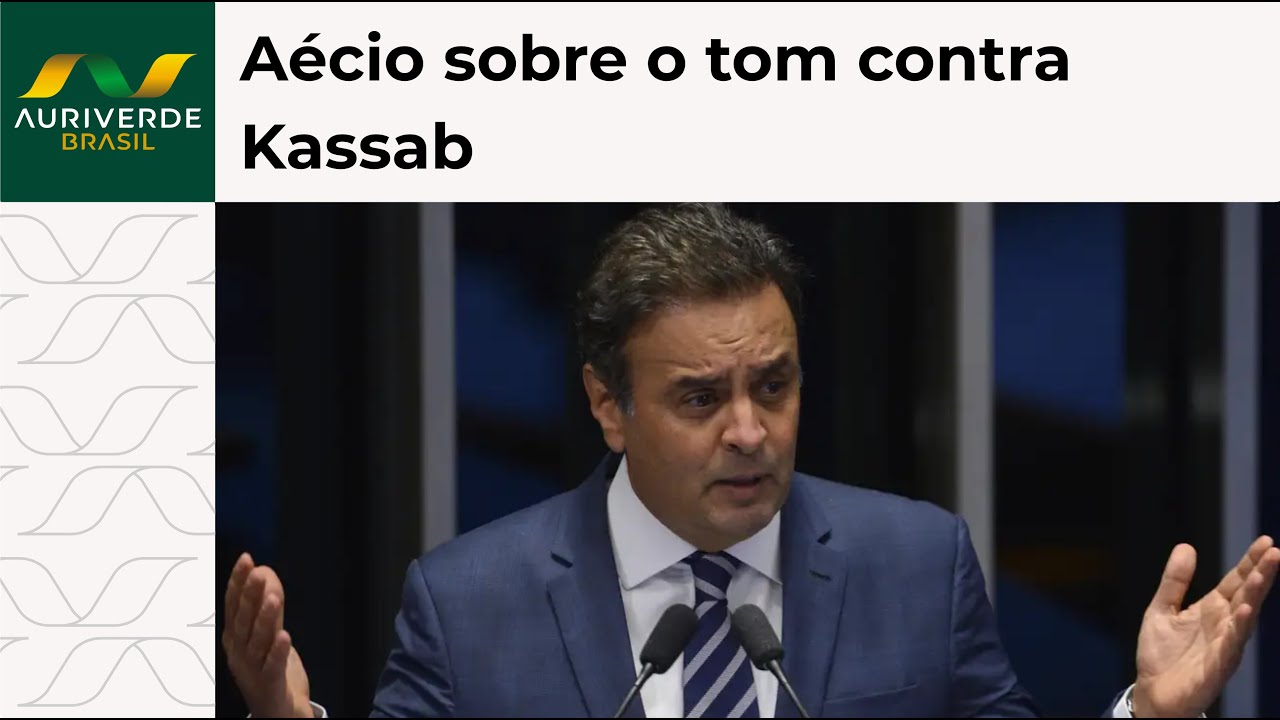 Aécio diz que Kassab se comporta como fundo abutre e que PSDB não está à venda