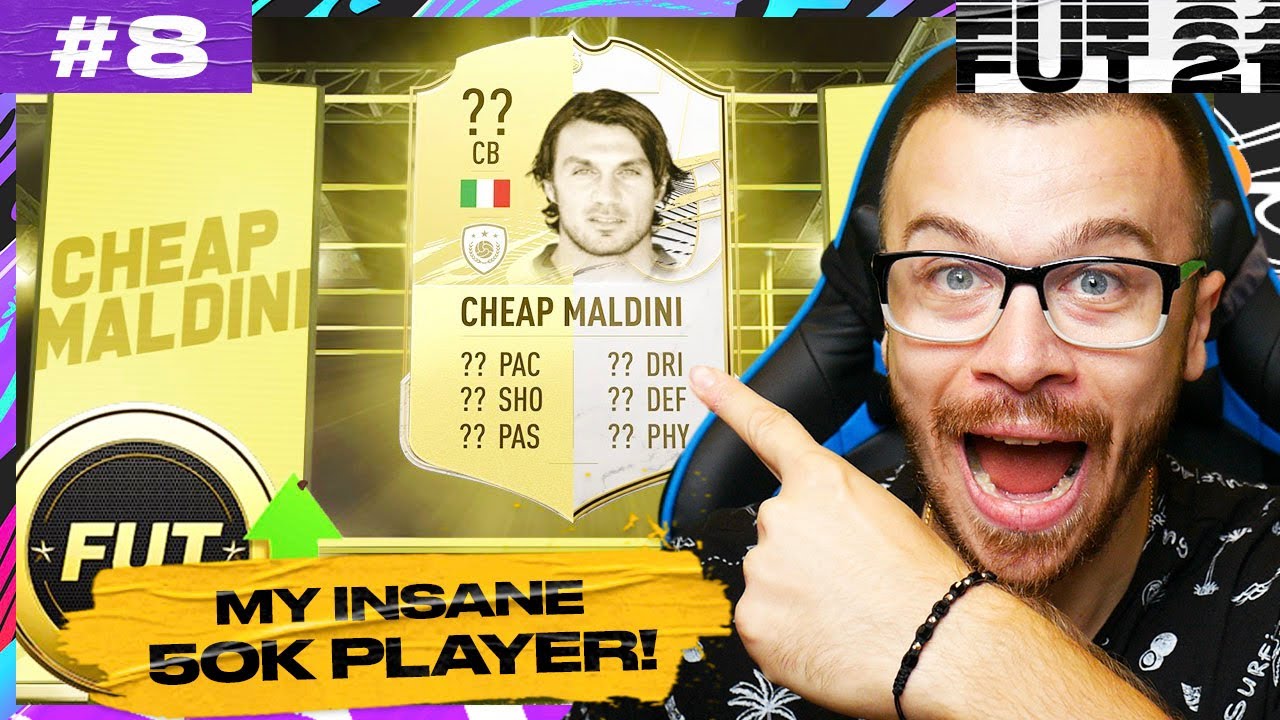FIFA 21 MY NEW INSANE OVERPOWERED 50K BEAST CARD in ULTIMATE TEAM! I GOT THE CHEAP ICON MALDINI!