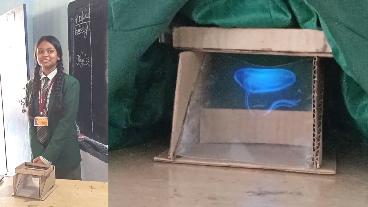 Physics Project - 22 || HD Holographic box || Sonam E - Class 8