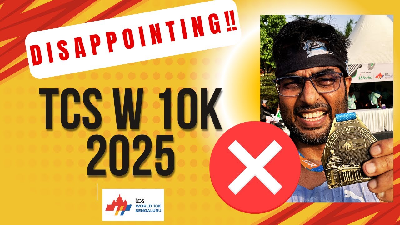 I Ran the TCSW 10K Bengaluru, 2025, Disappointed!❌😵