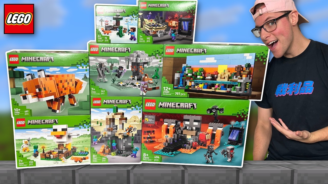 LEGO Minecraft *ВСЯ* волна января 2026 года! Презентация и обзор!