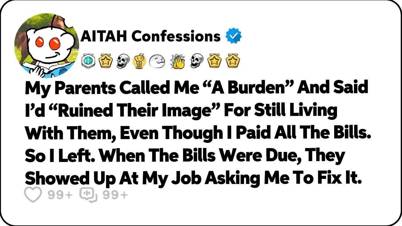 My Parents Called Me “A Burden” And Said I’d “Ruined Their Image” For Still… Reddit Family Stories