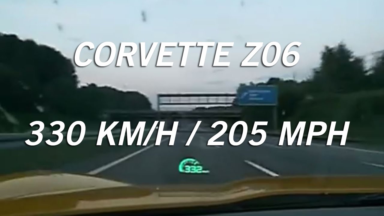 The BM - 2008 Corvette Z06 - Top Speed - Autobahn - 330 km/h | VLOG 004