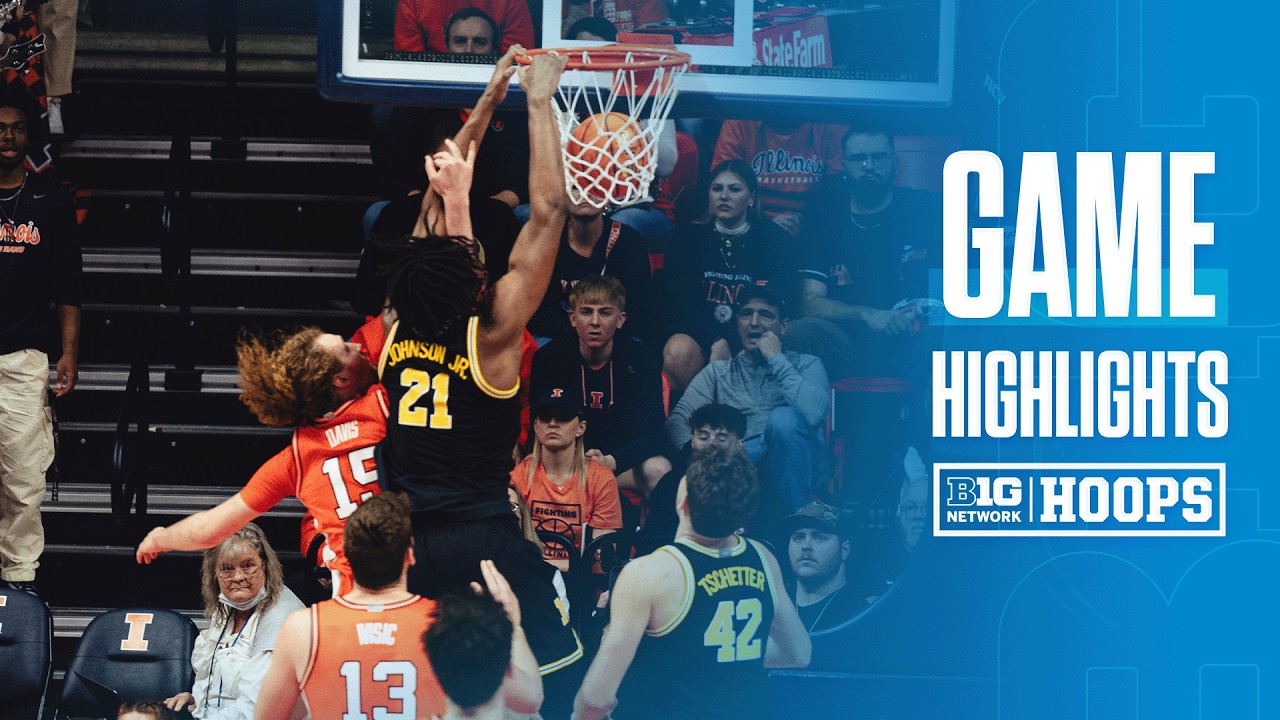 Michigan at Illinois | HIGHLIGHTS | @B1GMBB | 02/27/26