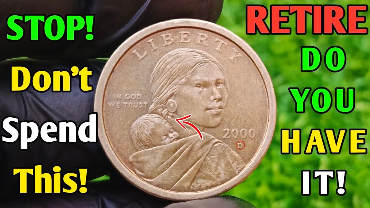 Most Expensive & Ultra Rare 2000-D Sacagawea Golden Dollar Worth Big Money!