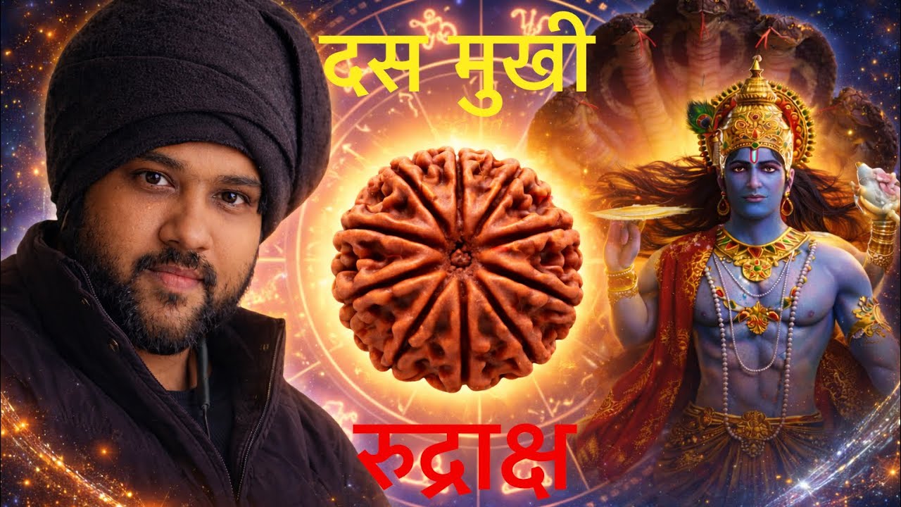 DAY 12 | दस मुखी रुद्राक्ष का रहस्य , लाभ और महत्व