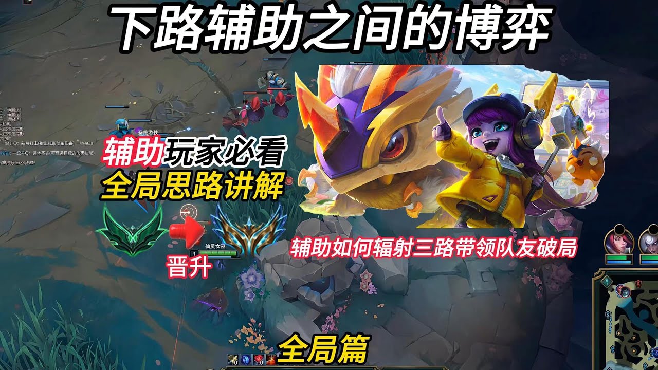 【露璐Lulu】辅助玩家必看，对线、防gank，游走时机