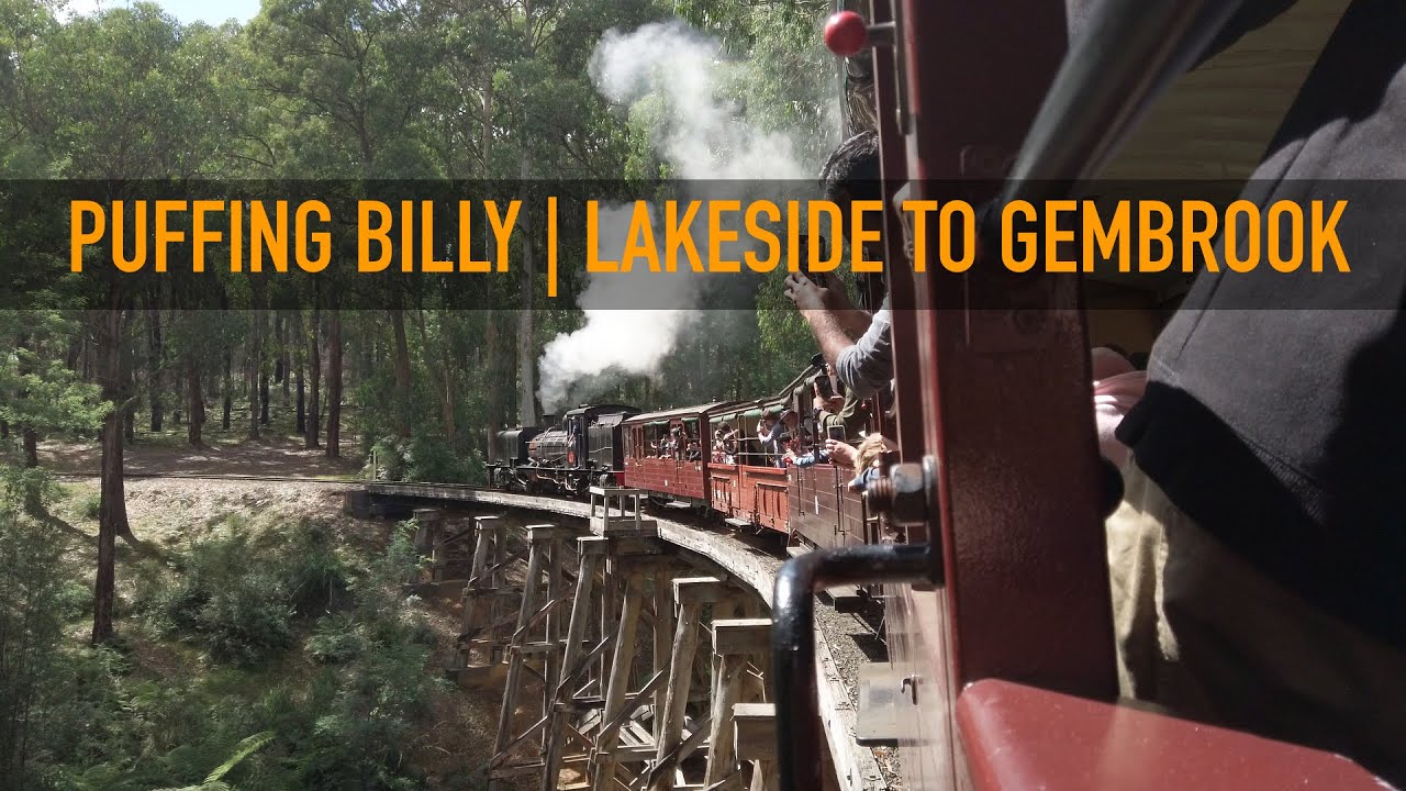Puffing Billy Train Return Journey | LakeSide to Gembrook | Ambient Sound