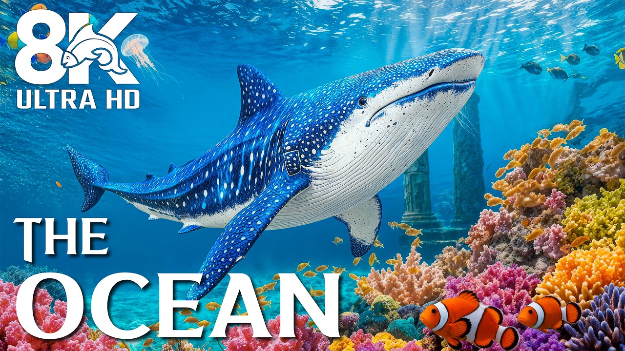 Ocean Depths in 8K – Mesmerizing Sea Animals & Vibrant Coral World