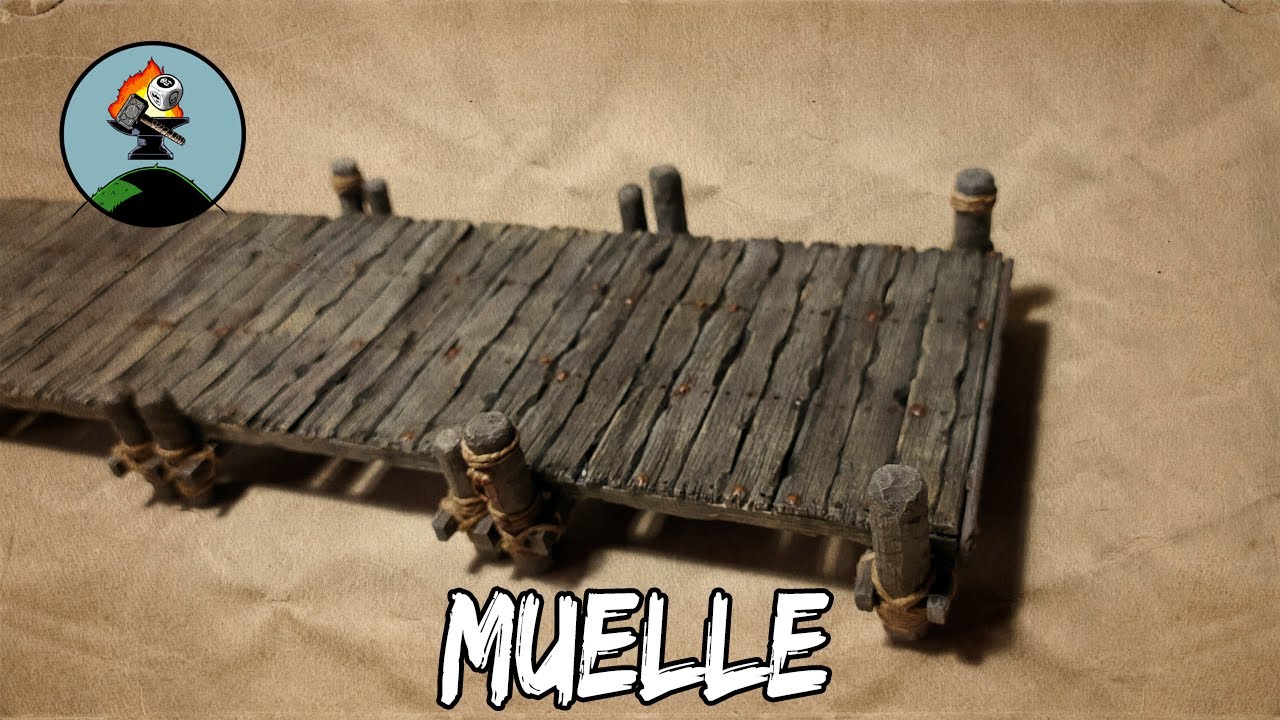 056 Muelle V1  (Heroquest - D&D - Pathfinder - Wargames)