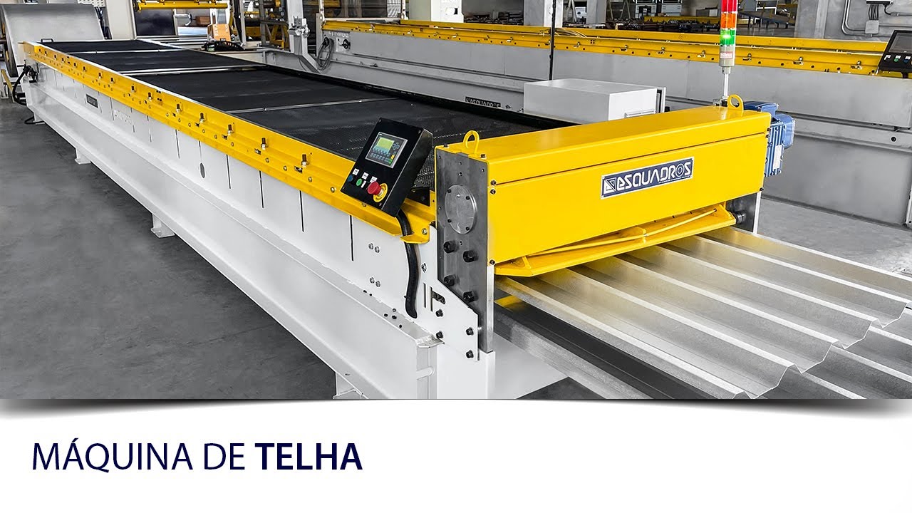 Perfiladeira de Telhas Ondulada e Trapézio - Esquadros