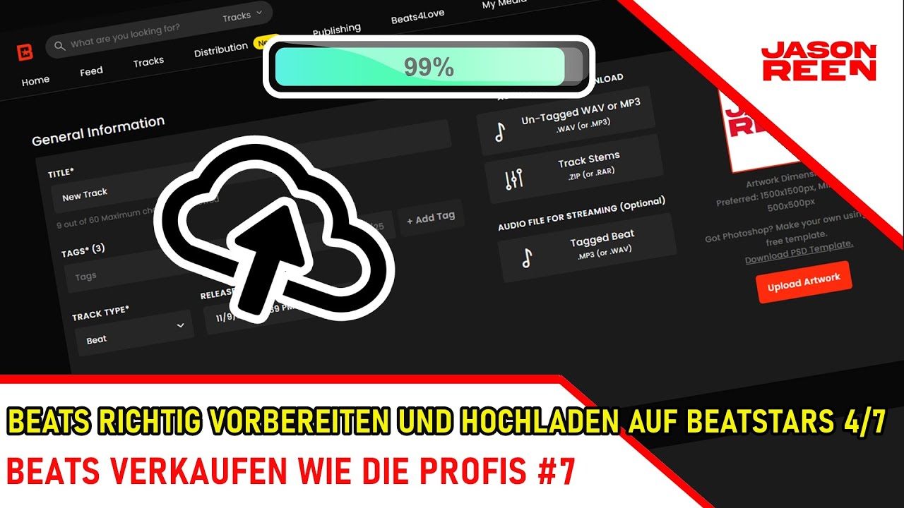 Beats richtig Hochladen auf Beatstars Tutorial Deutsch 4/7 Beats verkaufen wie die Profis #7