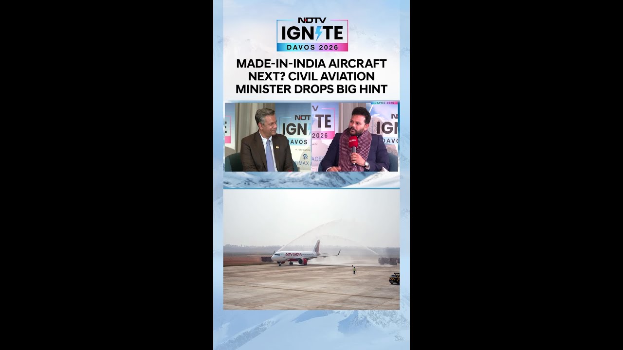 Made-In-India Aircraft Next? Civil Aviation Minister Drops Big Hint