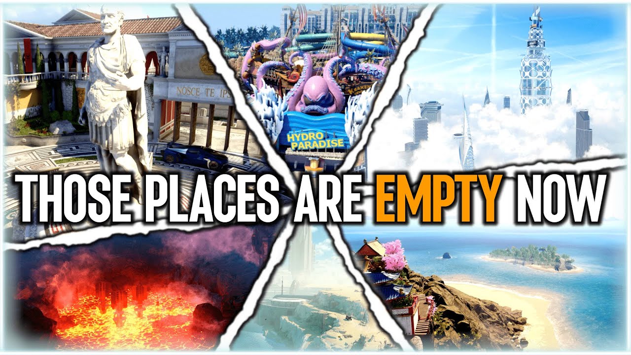 ЗАБЫТАЯ КРАСОТА многопользовательских карт DLC для Black Ops 3