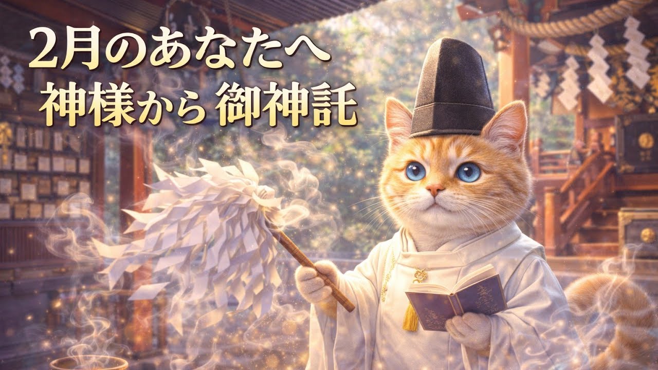 神様とご縁のあるあなたへ⛩️2月の御神託✴️シンクロニシティを感じる高波動タロット占い
