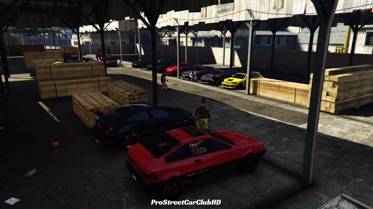 GTA 5: Blista Kanjo (Honda Civic EK9)| JDM Meet/Cruise Street Racing