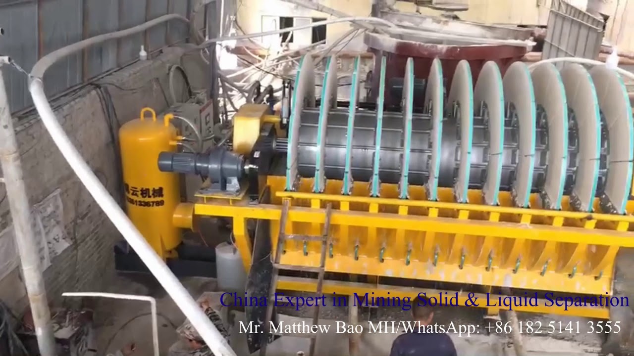 nepheline syenite slurry separation filter video