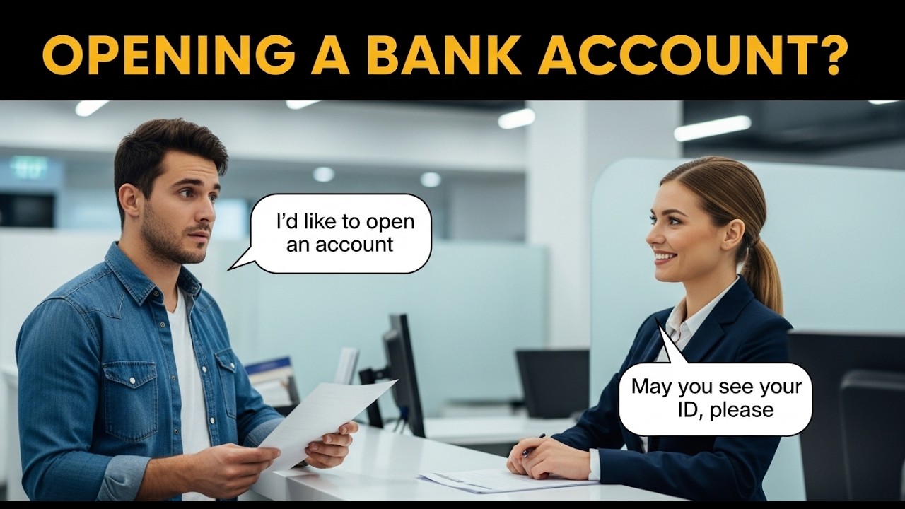 Real-Life Bank Conversation | Speak Confidently 💼