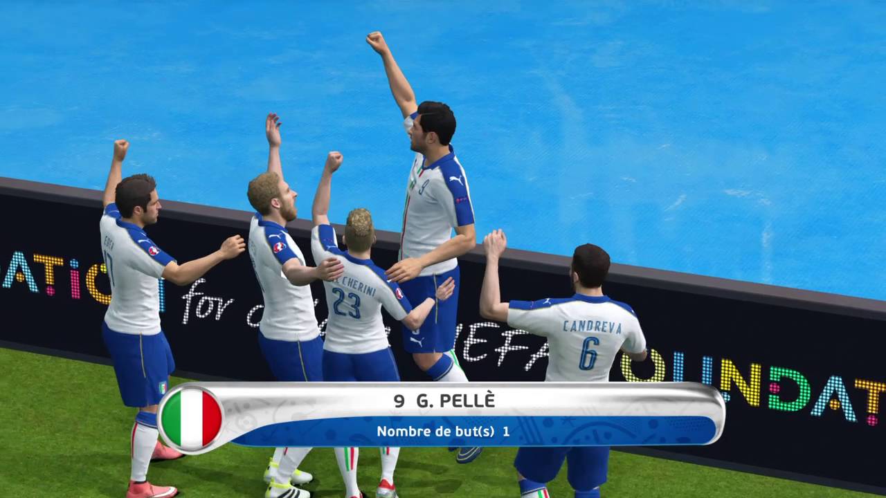 Gameplay UEFA EURO 2016 (PS4) - Italy VS France
