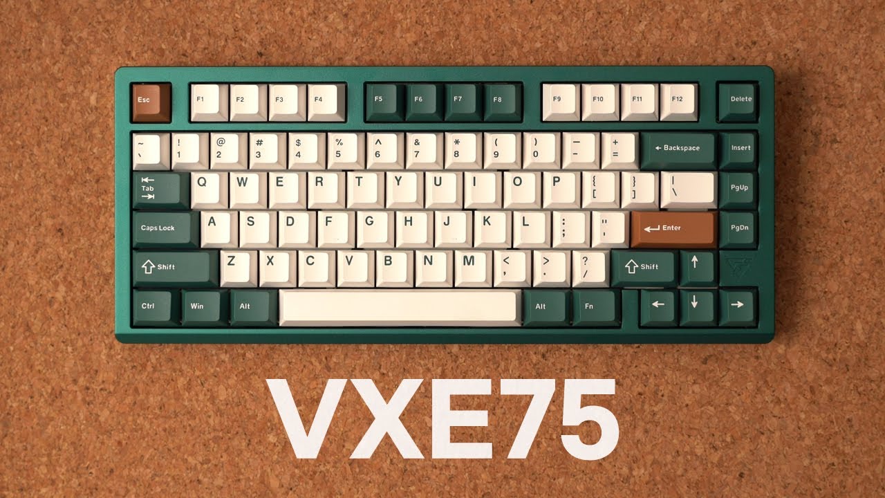 레이니75랑 맞짱 뜰수있는 유일한 키보드 VXE75 칭하이호축 리뷰