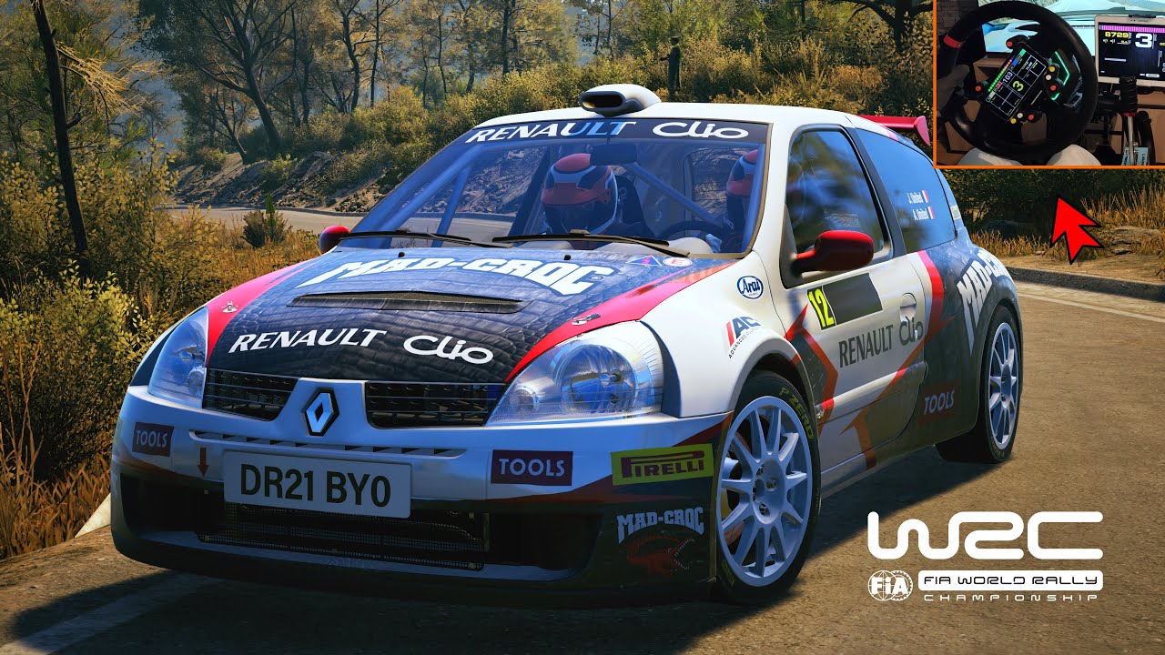 UNE PURE BOMBE ! CLIO S1600 ! EA Sports WRC / T818 DIRECT DRIVE