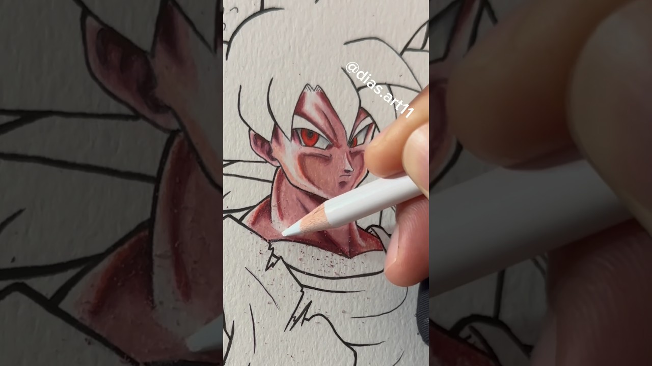 Drawing Goku Ssj God 
