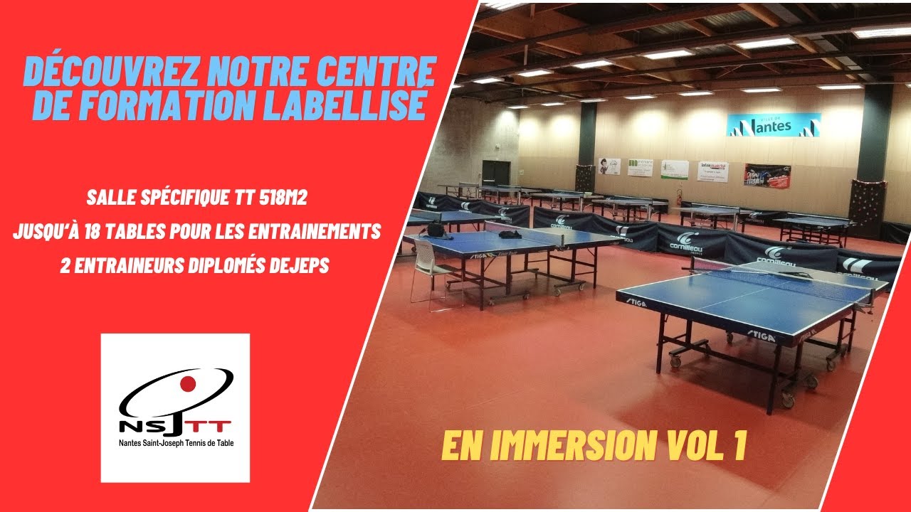 TENNIS DE TABLE AU NSJTT - En immersion au Centre de Formation #1