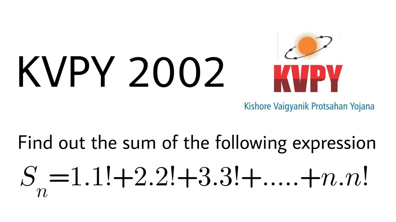 KVPY 2002 QUESTION | NUMBER THEORY | KISHORE VAGYANIK PROTSAHAN YOJANA #kvpy