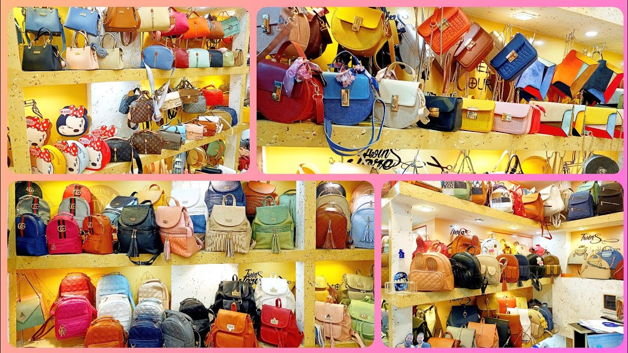 احدث تشكيله شنط لوكس بسعر جمله الجمله ب 50 جنيه فى باب الشعريه محل التوام😱😱😱😱😱