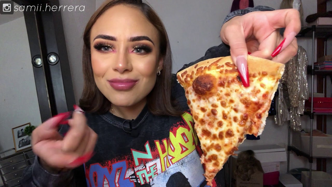 ASMR en español COMIENDO PIZZA