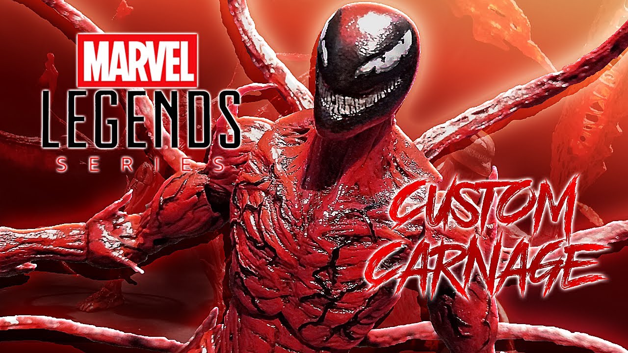 MARVEL LEGENDS MOVIE CARNAGE - Custom Figure | Tutorial and showcase