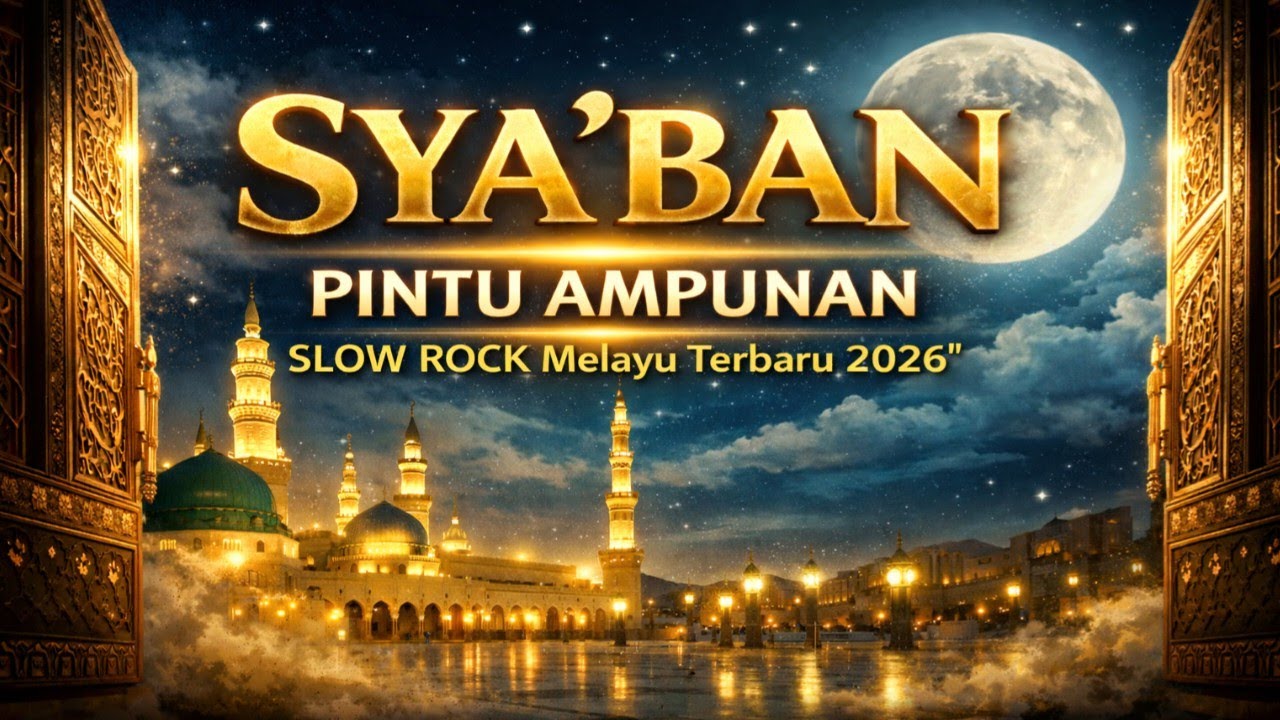 SYA’BAN – PINTU AMPUNAN | Slow Rock Melayu Terbaru 2026 | Lagu Religi Menuju Ramadan