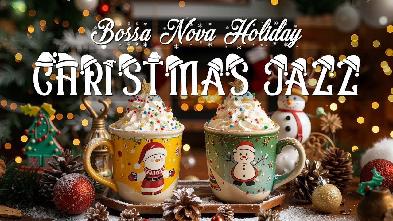 Warm Christmas Coffee Jazz 2026 🎁 Relaxing Christmas Bossa Nova Piano Background for Holiday Calm 🎄