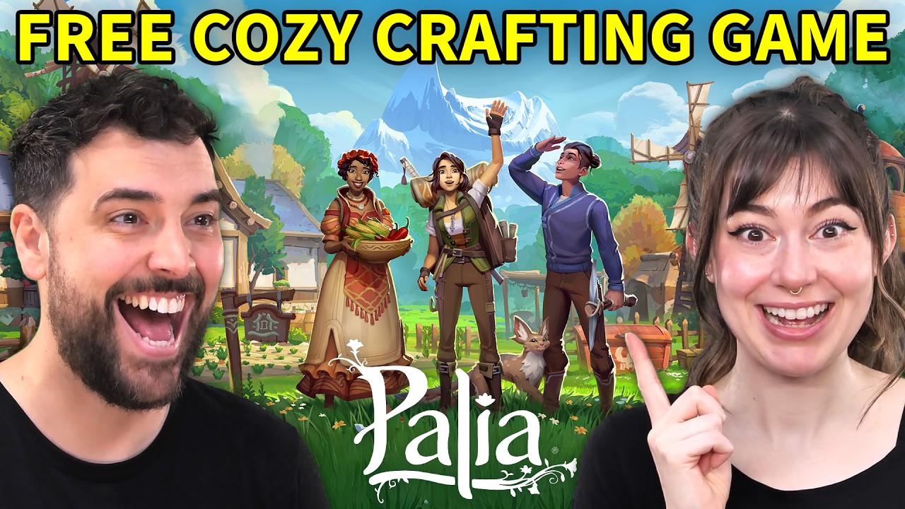 Husband & Wife Try Free Cozy Crafting Sim (Palia)
