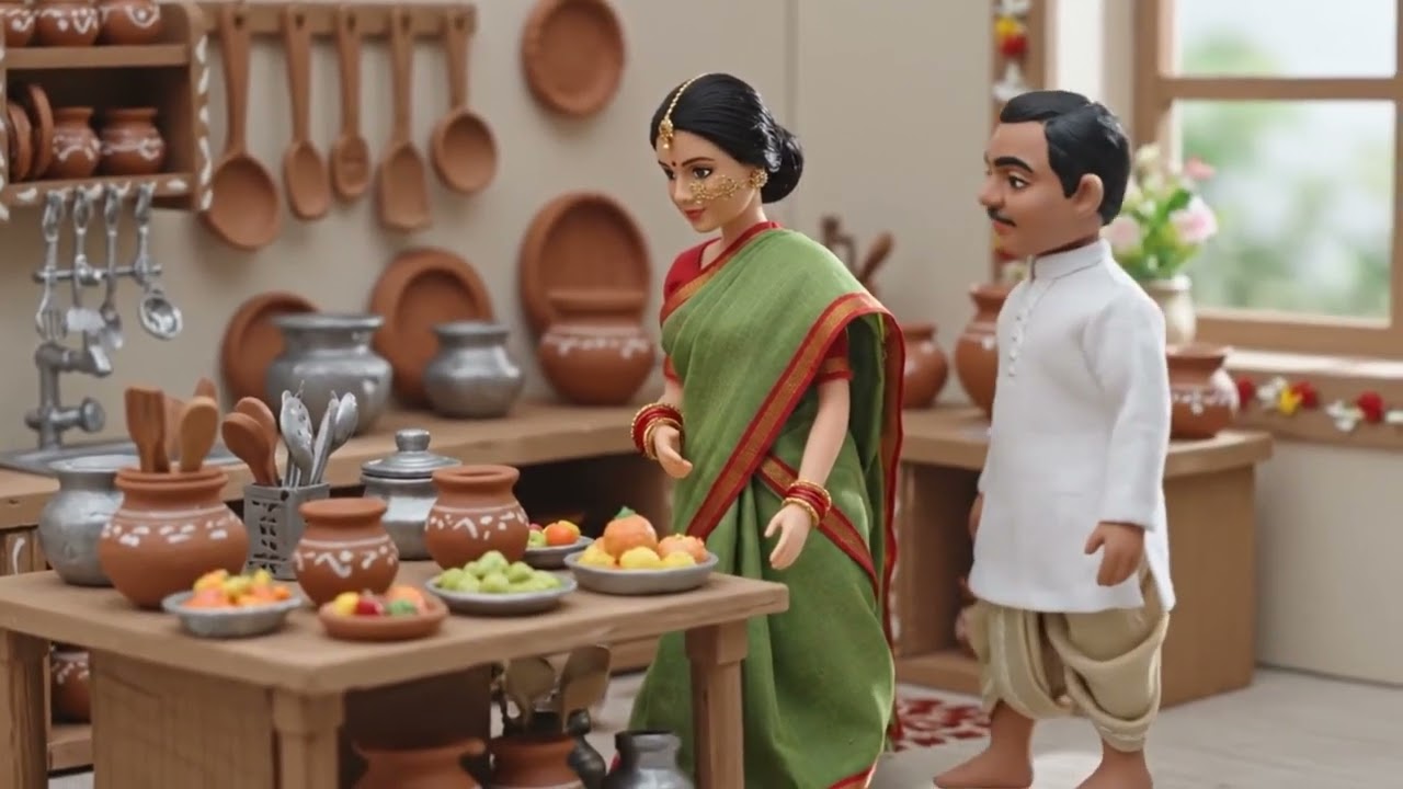Miniature Doll Tandoori Chicken Cooking ASMR | Indian Village Tiny Kitchen Story