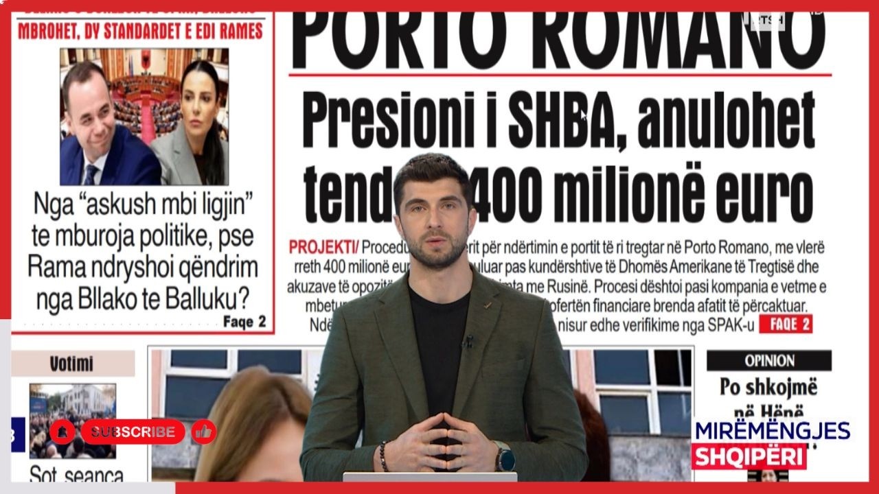 Shtypi i Shqipërisë dhe i Kosovës - 12 Mars 2026 | Mirëmëngjes Shqipëri