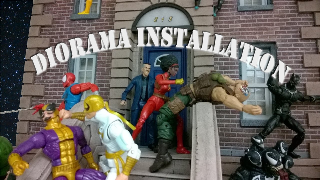 Marvel Legends and Marvel Select Action Figure Setup & Diorama Installation