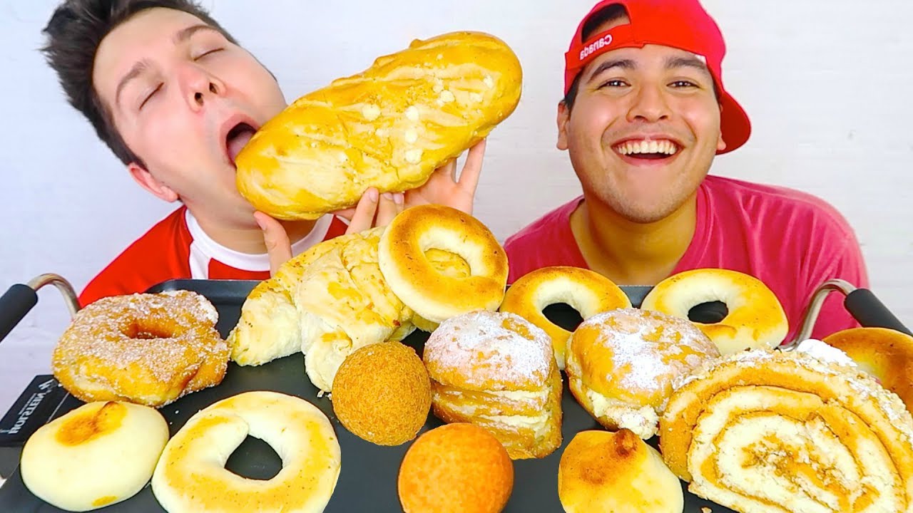 Donuts & Cheese Balls • MUKBANG